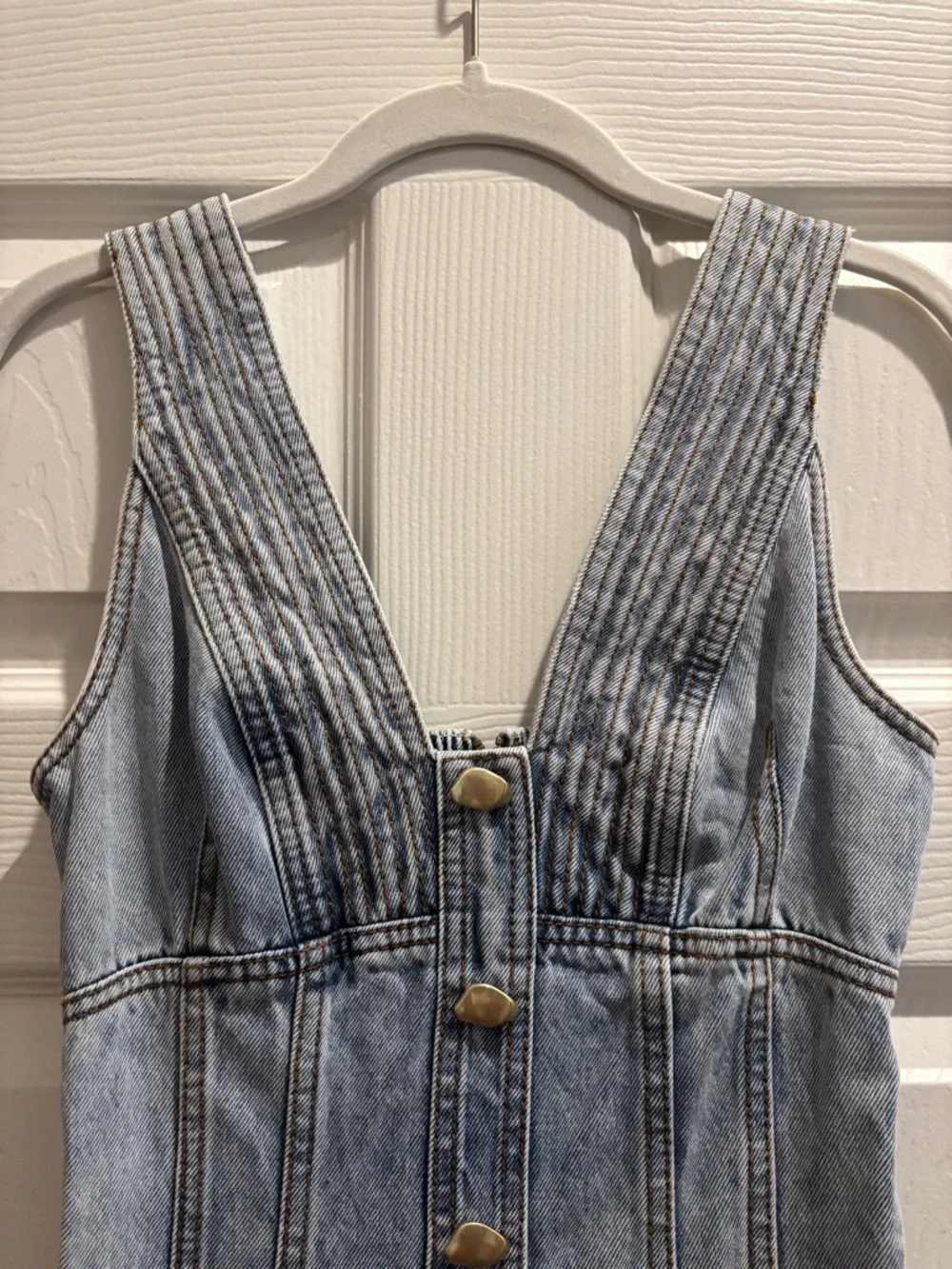 Aje Coast Denim Mini Dress - Picture 6 of 14